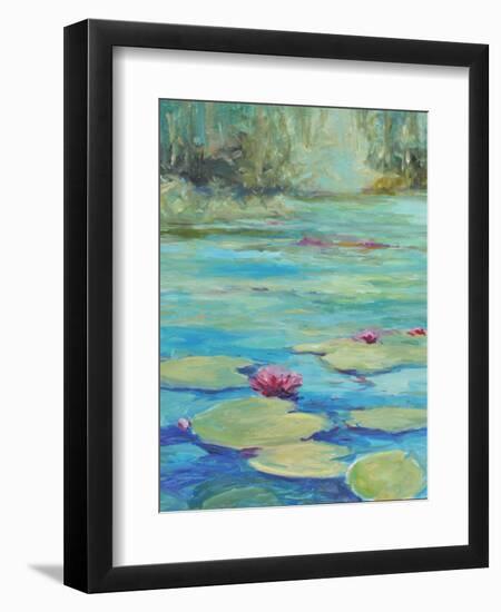 LILY POND-ALLAYN STEVENS-Framed Art Print