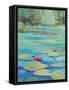 LILY POND-ALLAYN STEVENS-Framed Stretched Canvas