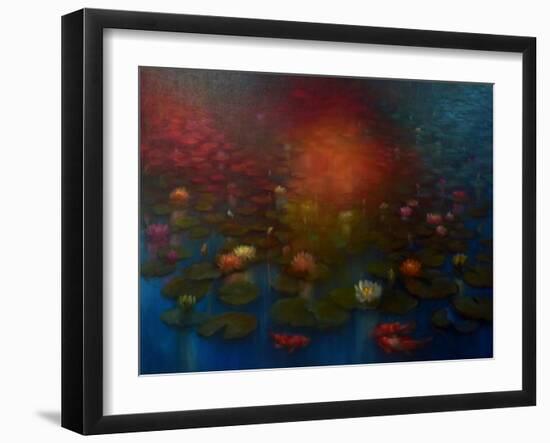 Lily Pond,-Lee Campbell-Framed Giclee Print