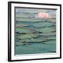 Lily Pool III-Adam Brock-Framed Art Print