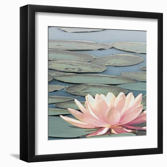 Lily Pool IV-Adam Brock-Framed Giclee Print