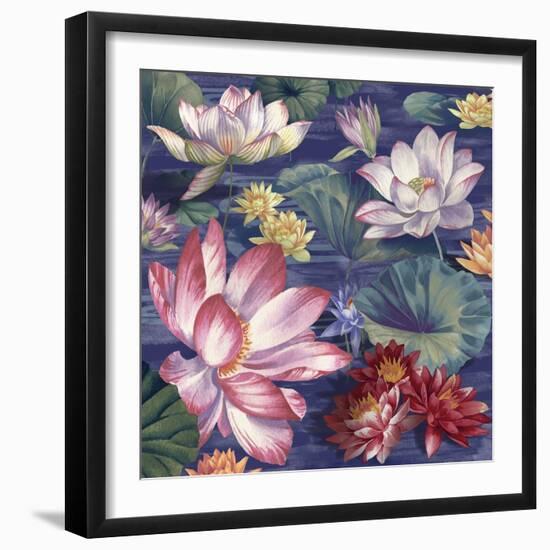 Lily Pool-Bill Jackson-Framed Giclee Print