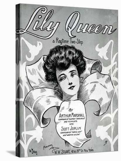 Lily Queen, A Ragtime Two Step-null-Stretched Canvas