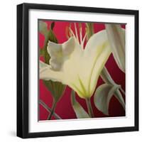 Lily Red-Jan McLaughlin-Framed Art Print