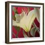 Lily Red-Jan McLaughlin-Framed Art Print