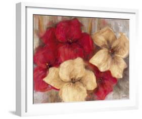 Lily Reds II-Carson-Framed Giclee Print