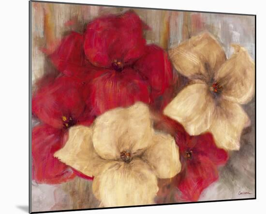 Lily Reds II-Carson-Mounted Giclee Print