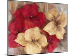 Lily Reds II-Carson-Mounted Giclee Print