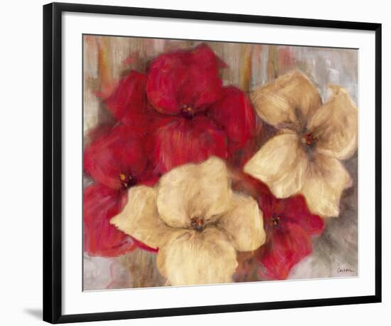 Lily Reds II-Carson-Framed Giclee Print