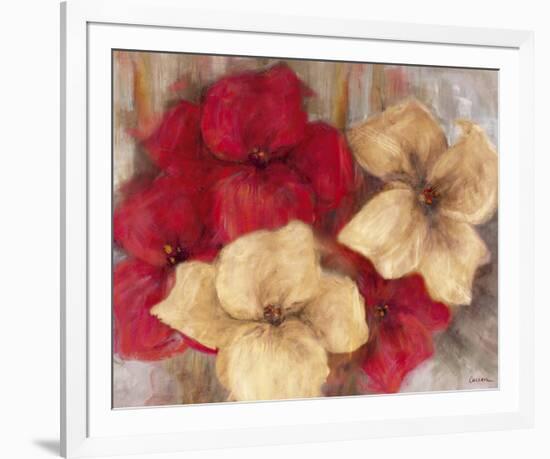 Lily Reds II-Carson-Framed Giclee Print