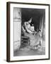 Lily Rogers Fields and children in Hale County, Alabama, 1936-Walker Evans-Framed Photographic Print