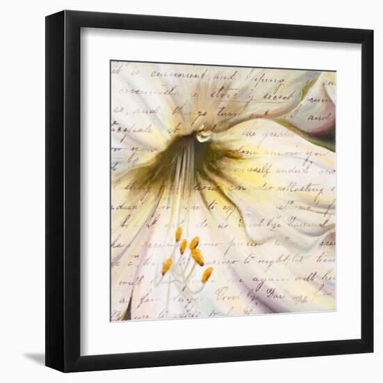 Lily Script II-Patricia Pinto-Framed Art Print