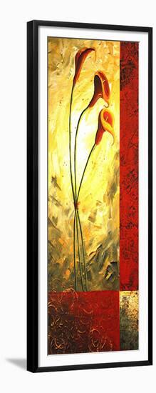 Lily Trio-Megan Aroon Duncanson-Framed Art Print