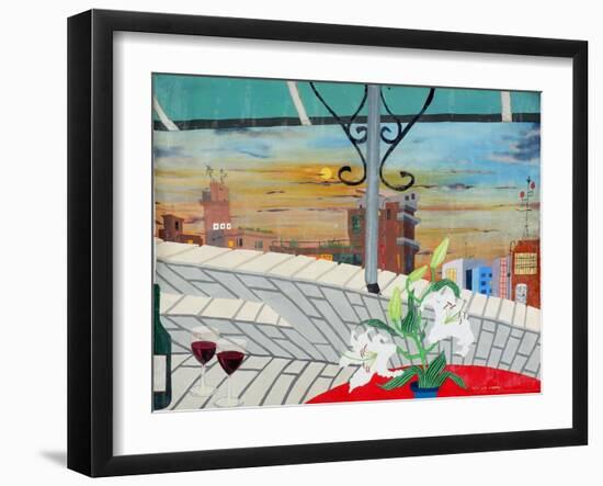 Lily with company, 2008-Timothy Nathan Joel-Framed Giclee Print