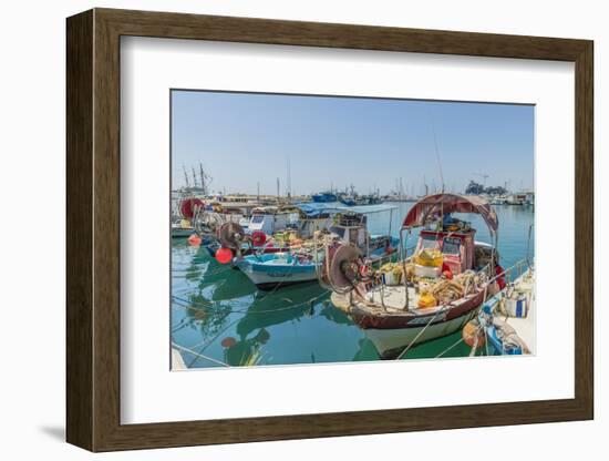 Limassol Marina harbour in Limassol, Cyprus-Chris Mouyiaris-Framed Photographic Print