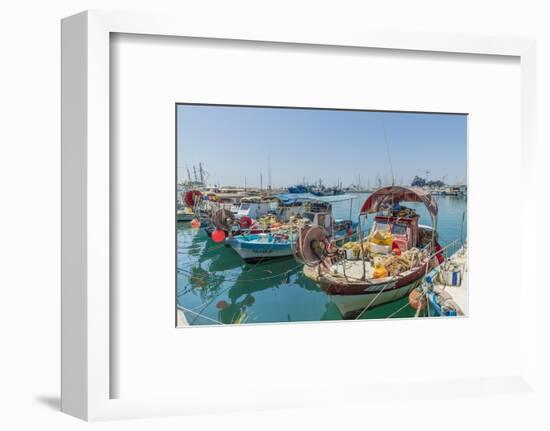 Limassol Marina harbour in Limassol, Cyprus-Chris Mouyiaris-Framed Photographic Print