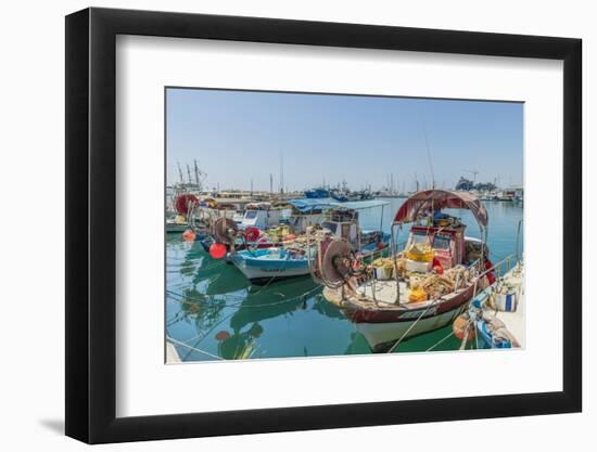 Limassol Marina harbour in Limassol, Cyprus-Chris Mouyiaris-Framed Photographic Print