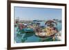 Limassol Marina harbour in Limassol, Cyprus-Chris Mouyiaris-Framed Photographic Print