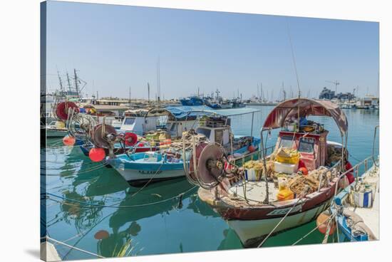 Limassol Marina harbour in Limassol, Cyprus-Chris Mouyiaris-Stretched Canvas