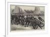 Limber Up! Bluejackets at Field-Gun Drill at the Royal Naval Exhibition-William Heysham Overend-Framed Giclee Print