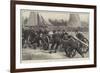 Limber Up! Bluejackets at Field-Gun Drill at the Royal Naval Exhibition-William Heysham Overend-Framed Giclee Print