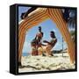 Limbo Dance, Barbados-null-Framed Stretched Canvas