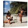 Limbo Dance, Barbados-null-Stretched Canvas