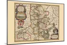 Limburg-Pieter Van der Keere-Mounted Art Print