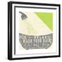 Lime Bath Time I-SD Graphics Studio-Framed Premium Giclee Print