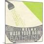 Lime Bath Time I-SD Graphics Studio-Mounted Art Print