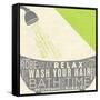 Lime Bath Time I-SD Graphics Studio-Framed Stretched Canvas