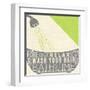 Lime Bath Time I-SD Graphics Studio-Framed Art Print