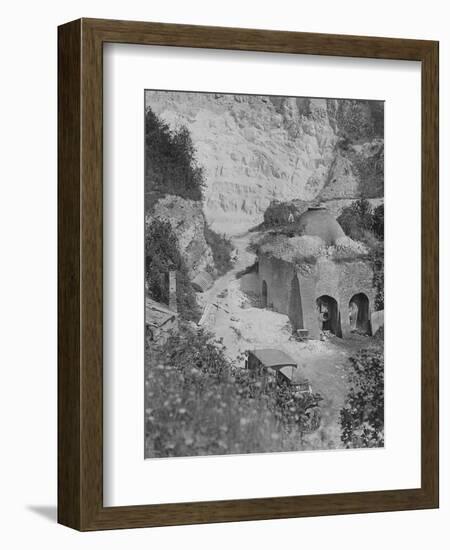 Lime Burning Kilns-null-Framed Photographic Print