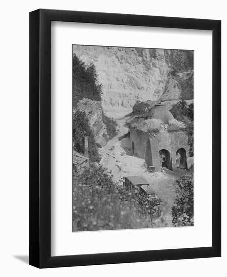 Lime Burning Kilns-null-Framed Photographic Print