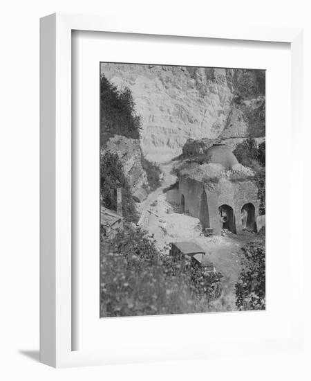 Lime Burning Kilns-null-Framed Photographic Print