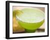 Lime Cocktail in Green Glass-Foodcollection-Framed Photographic Print