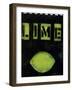 Lime collage-Ricki Mountain-Framed Art Print