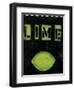 Lime collage-Ricki Mountain-Framed Art Print