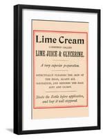 Lime Cream-null-Framed Art Print