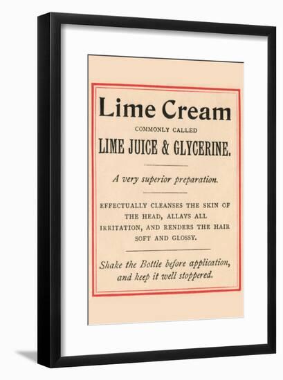 Lime Cream-null-Framed Art Print