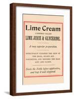 Lime Cream-null-Framed Art Print