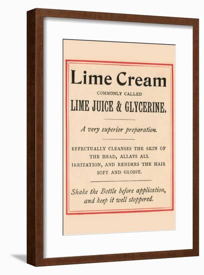 Lime Cream-null-Framed Art Print