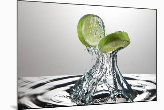 Lime Fresh Splash-Steve Gadomski-Mounted Photographic Print