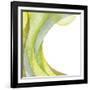 Lime Geometric I-Chris Paschke-Framed Giclee Print