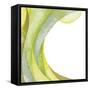 Lime Geometric I-Chris Paschke-Framed Stretched Canvas