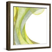 Lime Geometric I-Chris Paschke-Framed Premium Giclee Print