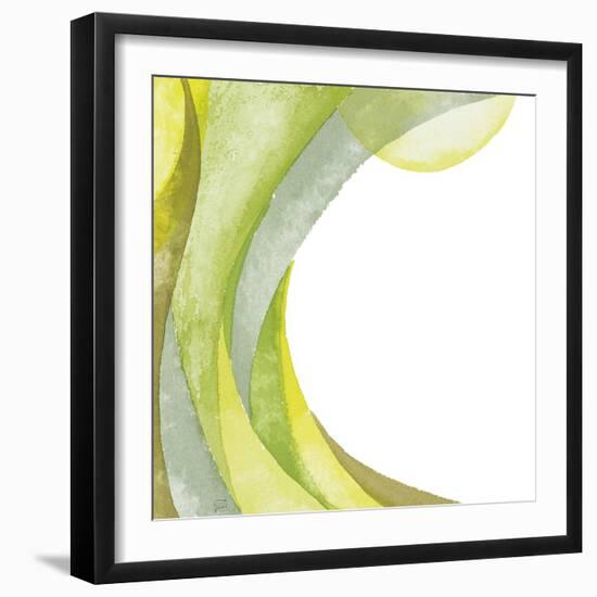 Lime Geometric I-Chris Paschke-Framed Premium Giclee Print