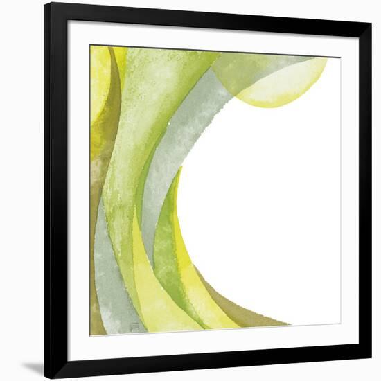 Lime Geometric I-Chris Paschke-Framed Premium Giclee Print