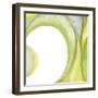 Lime Geometric II-Chris Paschke-Framed Premium Giclee Print