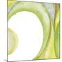 Lime Geometric II-Chris Paschke-Mounted Premium Giclee Print